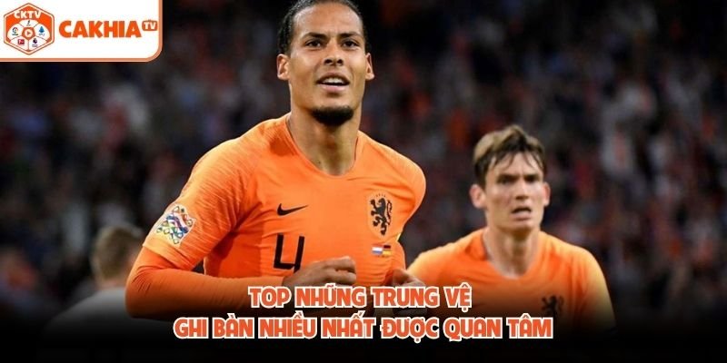Top những trung vệ ghi bàn nhiều nhất được quan tâm