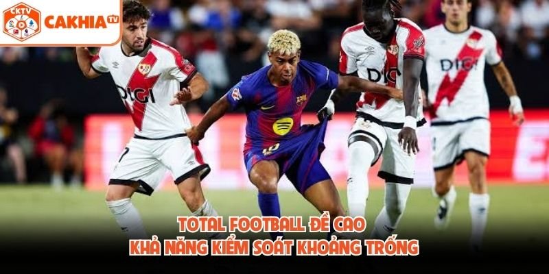Total Football đề cao khả năng kiểm soát khoảng trống